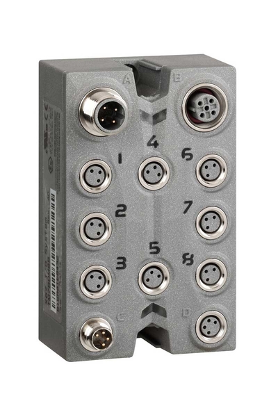Schneider TM7BDO8TAB TM7 24V DC IP67 8Do M8 Konnektörlü Genişletme Bloğu