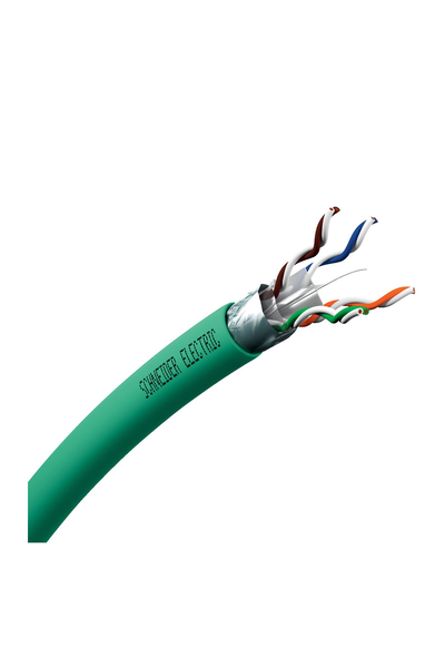 Schneider VDICD13X218 Actassi Bakır 500m 500MHz LszhCpr-D 4P F/Utp Cat 6A Kablo