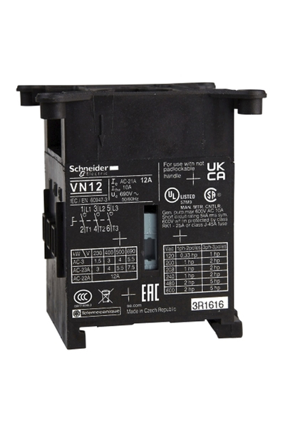 Schneider Electric - Schneider VN12 Tesys Mini Vario 12A Yük Ayırıcı için Anahtar Gövdesi