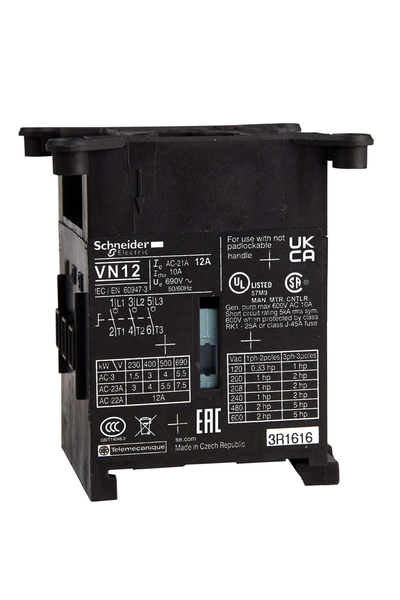 Schneider VN12 Tesys Mini Vario 12A Yük Ayırıcı için Anahtar Gövdesi - Thumbnail