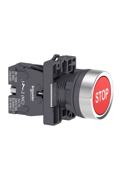 Schneider Electric - Schneider XA2-EA4342 1NK Kırmızı Stop Yaylı Buton Schneider Electric - Schneider XA2-EA4342 1NK Kırmızı Stop Yaylı Buton