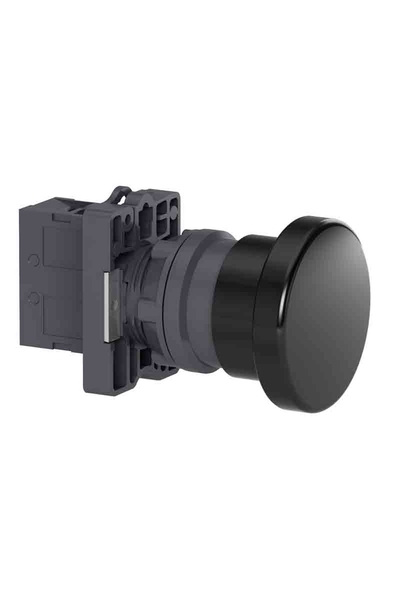 Schneider Electric - Schneider XA2-EC21 1NA Siyah Mantar Kafalı Yaylı Buton Schneider Electric - Schneider XA2-EC21 1NA Siyah Mantar Kafalı Yaylı Buton