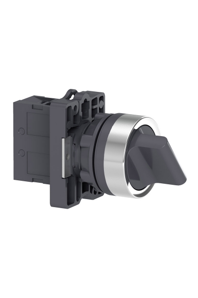 Schneider XA2-ED21 0-1 1NA Siyah Mandal Buton - Thumbnail