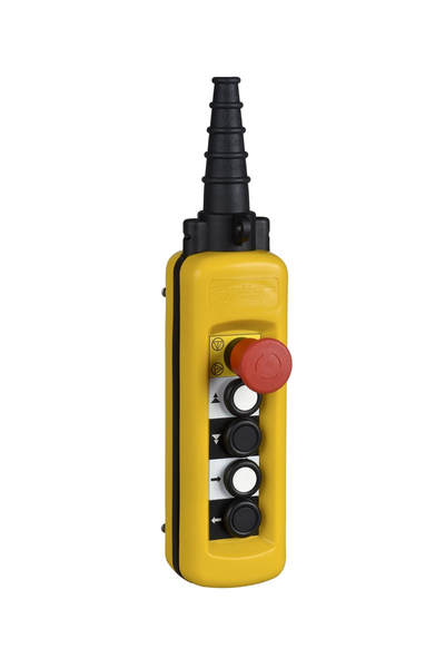 Schneider Electric - Schneider XACA49131 Xaca 4 Buton-1 Acil Stoplu Vinç Kumanda Kutusu