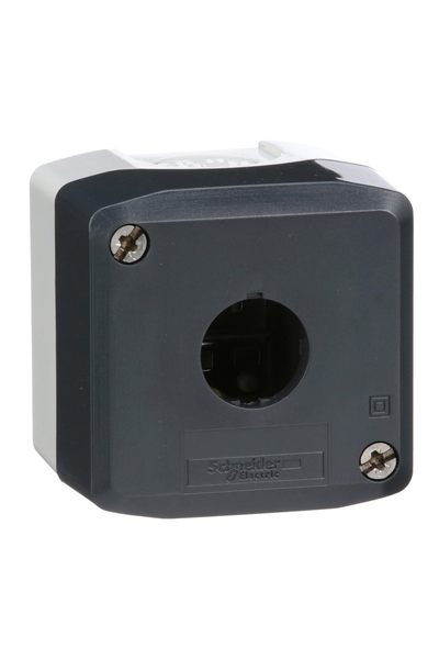 Schneider Electric - Schneider XALD01H7 Harmony XALD 1 Delikli Koyu Gri Boş Kontrol İstasyonu