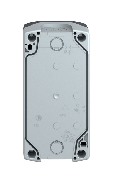 Schneider XALD03H7 3 Delikli Açık Gri Tabanlı Koyu Gri Boş Kontrol İstasyonu - Thumbnail