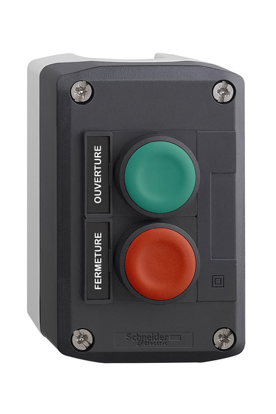 Schneider Electric - Schneider XALD241 Sıva Altı Yeşil-Kırmızı Yaylı Dönüş Basmalı Buton Kutusu