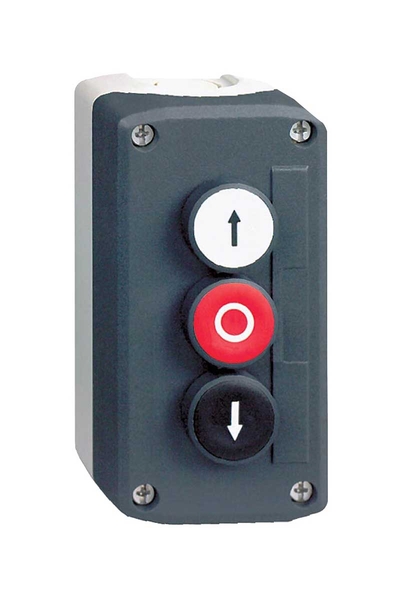 Schneider XALD324E Sıva Altı Beyaz-Siyah Basmalı Buton Kutusu