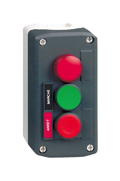 Schneider XALD361M Sıva Altı Yeşil-Kırmızı Basmalı Buton Kutusu