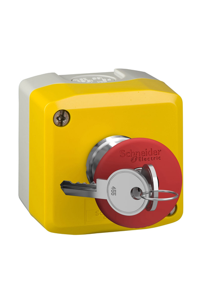 Schneider XALK188 Anahtarlı Mantar Kafa Acil Stop Butonu - Thumbnail