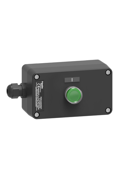 Schneider Electric - Schneider XAWG100EX 1NA Yeşil Plastik Kontrol İstasyonu