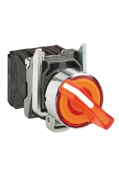 Schneider Electric - Schneider XB4-BK125B5 Işıklı Turuncu Mandal Buton Schneider Electric - Schneider XB4-BK125B5 Işıklı Turuncu Mandal Buton