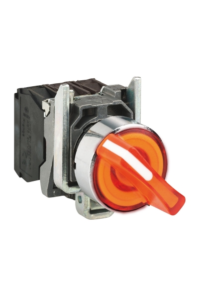 Schneider Electric - Schneider XB4-BK135M5 Işıklı Turuncu Mandal Buton Schneider Electric - Schneider XB4-BK135M5 Işıklı Turuncu Mandal Buton