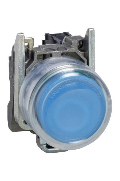 Schneider XB4-BP61 Plastik Kılıflı Mavi Yaylı Buton Schneider XB4-BP61 Plastik Kılıflı Mavi Yaylı Buton