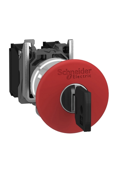 Schneider Electric - Schneider XB4-BS9442 Kilitli Mantar Buton Schneider Electric - Schneider XB4-BS9442 Kilitli Mantar Buton