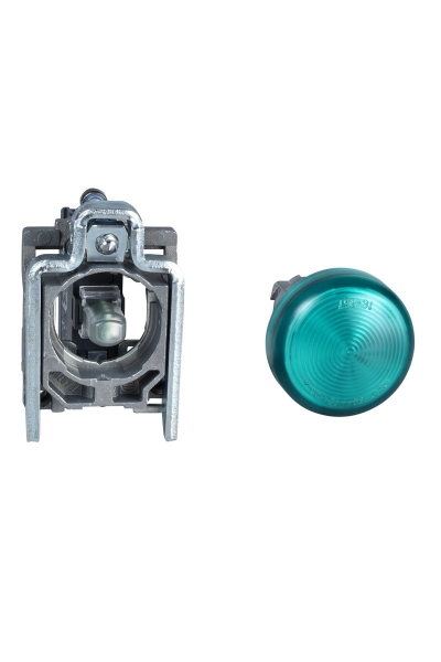 Schneider Electric - Schneider XB4-BV63 Metal Yeşil Sinyal Lambası