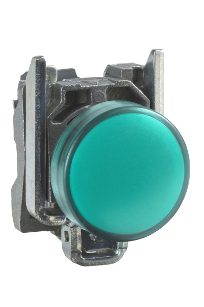 Schneider XB4-BVM3 230VAC Korumalı Ledli Yeşil Sinyal Lambası - Thumbnail