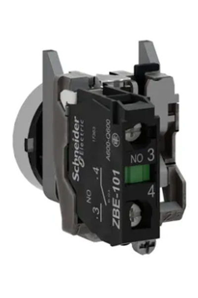 Schneider XB4BA11 1N/A 22mm Beyaz Yaylı Dönüşlü Buton - Thumbnail