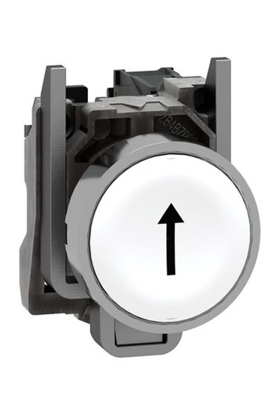 Schneider Electric - Schneider XB4BA3341 22mm 1NA Yaylı Dönüşlü Beyaz Yukarı Ok İşaretli Buton Schneider Electric - Schneider XB4BA3341 22mm 1NA Yaylı Dönüşlü Beyaz Yukarı Ok İşaretli Buton