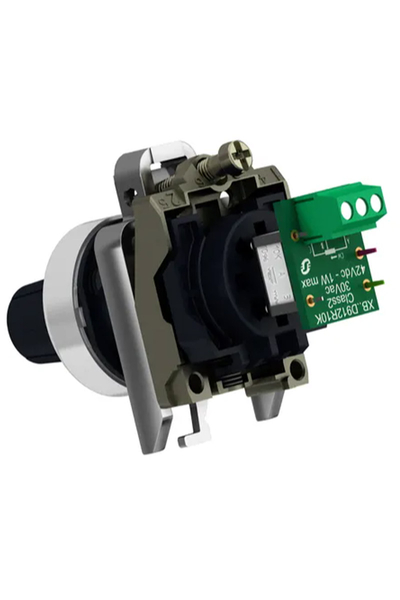 Schneider XB4BD912R100K Harmony Xb4 22mm 100K Metal Komple Potansiyometre - Thumbnail