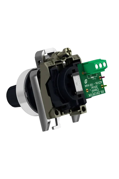 Schneider XB4BD912R10K 22mm 10K Metal Potansiyometre - Thumbnail