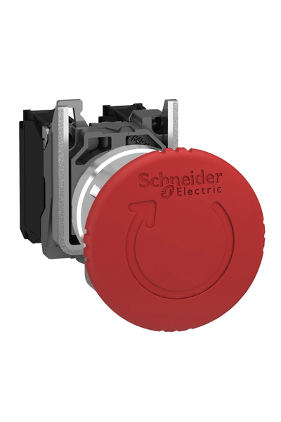 Schneider Electric - Schneider XB4BS84441 1NA+2NK Kırmızı Acil Durdurma Butonu Schneider XB4BS84441 1NA+2NK Kırmızı Acil Durdurma Butonu - Thumbnail