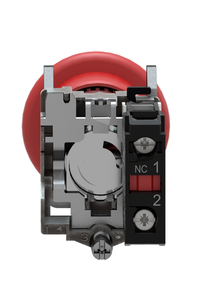 Schneider Electric - Schneider XB4BT842 Harmony Xb4 22mm 1NK Metal Mandallı Bas-Çek 40mm Kırmızı Mantar Kafalı Acil Stop Butonu Schneider XB4BT842 Harmony Xb4 22mm 1NK Metal Mandallı Bas-Çek 40mm Kırmızı Mantar Kafalı Acil Stop Butonu - Thumbnail