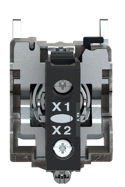 Schneider XB4BVG6 120V Mavi Ledli Kumanda Butonu - Thumbnail