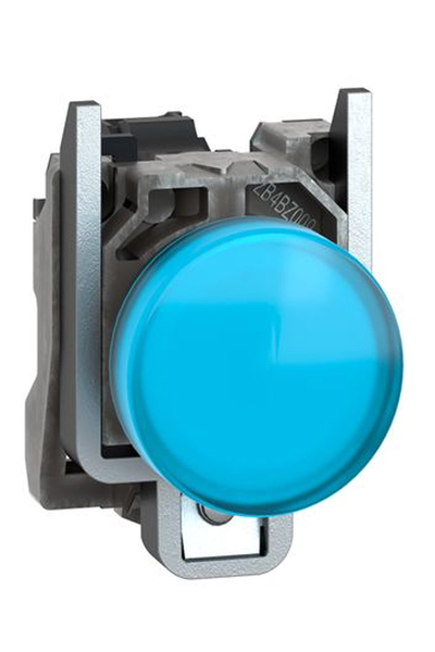 Schneider XB4BVG6 120V Mavi Ledli Kumanda Butonu - Thumbnail
