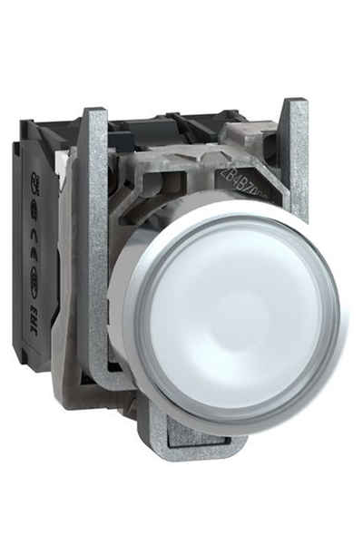 Schneider Electric - Schneider XB4BW31M5 22mm 220-240V 1NA+1NK Yaylı Dönüşlü Beyaz Işıklı Buton Schneider Electric - Schneider XB4BW31M5 22mm 220-240V 1NA+1NK Yaylı Dönüşlü Beyaz Işıklı Buton