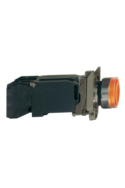 Schneider XB4BW3545 1NA+1NK 220-240V Sıva Altı Yaylı Dönüş Turuncu Işıklı Buton