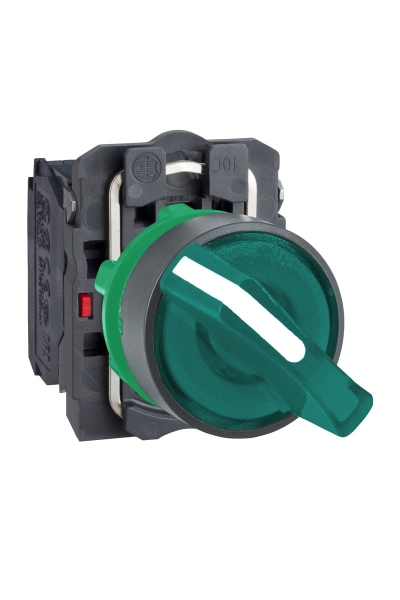 Schneider XB5-AK123B5 Korumalı Ledli Işıklı Yeşil Mandal Buton