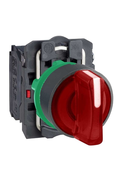 Schneider Electric - Schneider XB5-AK134M5 220V Ledli Kırmızı Mandal Buton Schneider Electric - Schneider XB5-AK134M5 220V Ledli Kırmızı Mandal Buton