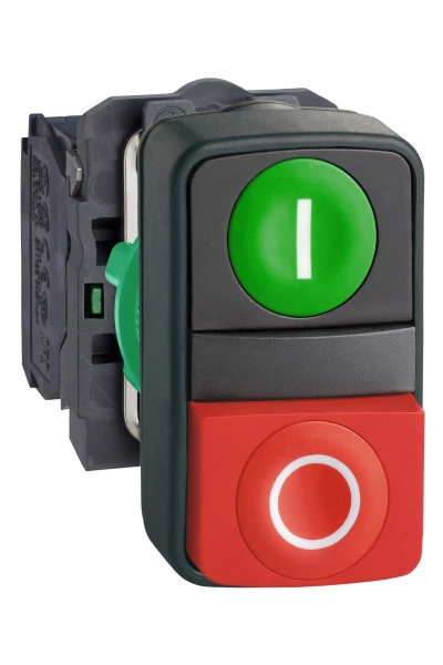 Schneider XB5-AL73415 Çiftli Düz Kafalı Yaylı Buton Schneider XB5-AL73415 Çiftli Düz Kafalı Yaylı Buton