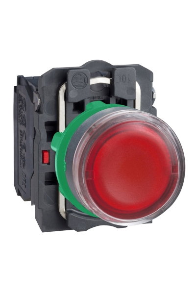 Schneider Electric - Schneider XB5-AW3465 1NA+1NK Işıklı Kırmızı Yaylı Buton
