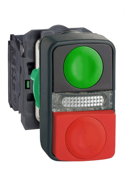 Schneider XB5-AW73731B5 Dahili Korumalı Ledli 24V Yeşil Buton Schneider XB5-AW73731B5 Dahili Korumalı Ledli 24V Yeşil Buton