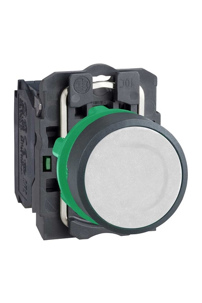 Schneider XB5AA11 Harmony Xb5 22mm Yaylı Dönüşlü Plastik Beyaz Düz Buton Schneider XB5AA11 Harmony Xb5 22mm Yaylı Dönüşlü Plastik Beyaz Düz Buton