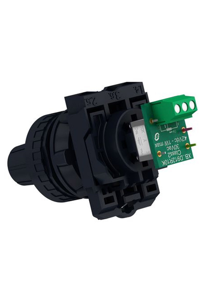 Schneider XB5AD912R100K Harmony Xb5 22mm 100K Plastik Komple Potansiyometre - Thumbnail