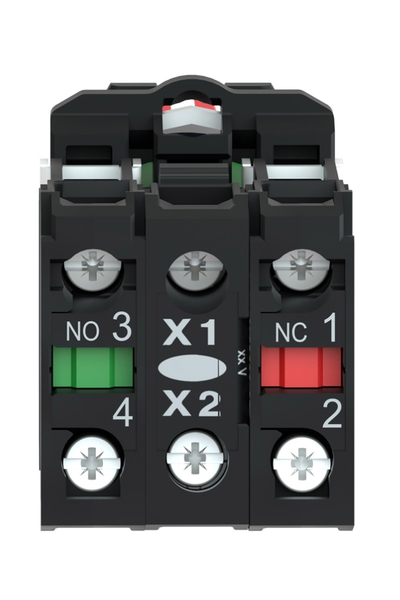 Schneider Electric - Schneider XB5AK134B5 1NA+1NK 24V 3 Konumlu Sabit Kırmızı Işıklı Mandallı Buton Schneider XB5AK134B5 1NA+1NK 24V 3 Konumlu Sabit Kırmızı Işıklı Mandallı Buton - Thumbnail