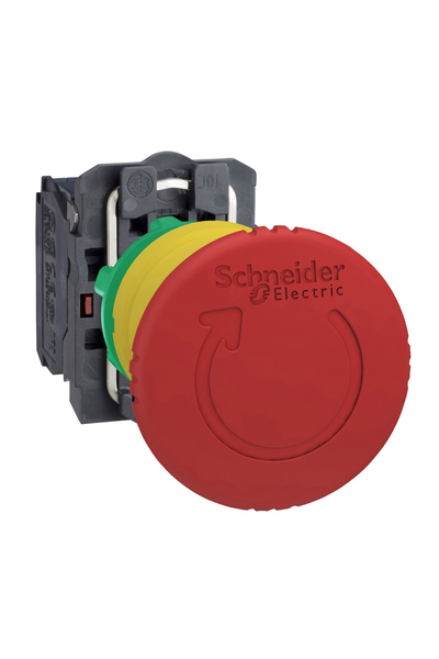 Schneider Electric - Schneider XB5AS8444 Harmony Xb5 22mm 2NK Plastik Mandallı Çevir-Bırak 40mm Kırmızı Mantar Kafalı Acil Stop Butonu Schneider XB5AS8444 Harmony Xb5 22mm 2NK Plastik Mandallı Çevir-Bırak 40mm Kırmızı Mantar Kafalı Acil Stop Butonu - Thumbnail