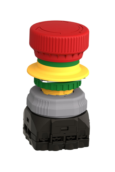 Schneider Electric - Schneider XB5AS84449 Çevir-Çek Tetiklemeli Kırmızı Acil Durdurma Butonu Schneider XB5AS84449 Çevir-Çek Tetiklemeli Kırmızı Acil Durdurma Butonu - Thumbnail