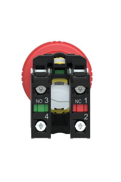 Schneider XB5AS9445 1NA+1NK Kırmızı Acil Durdurma Butonu - Thumbnail