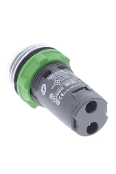 Schneider XB5EVB1 Harmony Xb5 24V AC/DC 22mm Plastik Entegre Ledli Düz Lensli Beyaz Monolitik Pilot Işığı - Thumbnail