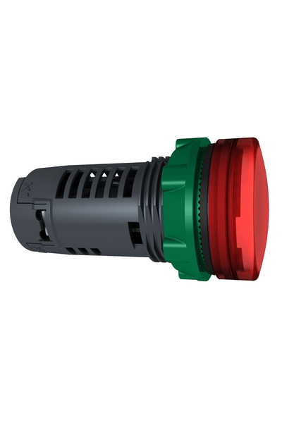 Schneider XB5EVB4 Harmony Xb5 24V AC/DC 22mm Plastik Entegre Ledli Düz Lensli Kırmızı Monolitik Pilot Işığı
