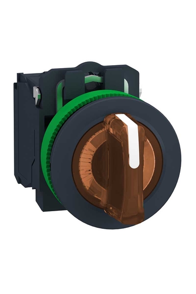 Schneider Electric - Schneider XB5FK135M5 230VAC 1NA+1NK Yeşil Gömülü Işıklı Mandallı Ledli Kumanda Butonu Schneider Electric - Schneider XB5FK135M5 230VAC 1NA+1NK Yeşil Gömülü Işıklı Mandallı Ledli Kumanda Butonu
