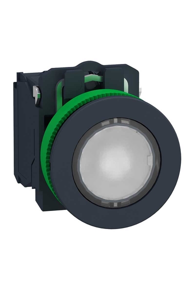 Schneider Electric - Schneider XB5FW31B5 24VAC/DC 1NA+1NK Yeşil Gömülü Işıklı Yaylı Ledli Kumanda Butonu Schneider Electric - Schneider XB5FW31B5 24VAC/DC 1NA+1NK Yeşil Gömülü Işıklı Yaylı Ledli Kumanda Butonu