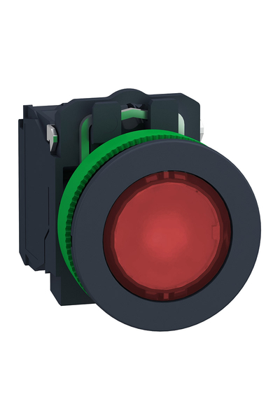 Schneider Electric - Schneider XB5FW34M5 230VAC 1NA+1NK Kırmızı Gömülü Işıklı Yaylı Ledli Kumanda Butonu Schneider Electric - Schneider XB5FW34M5 230VAC 1NA+1NK Kırmızı Gömülü Işıklı Yaylı Ledli Kumanda Butonu