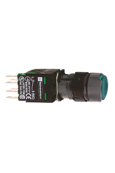 Schneider XB6-AF3B1B Işıklı Yeşil Buton