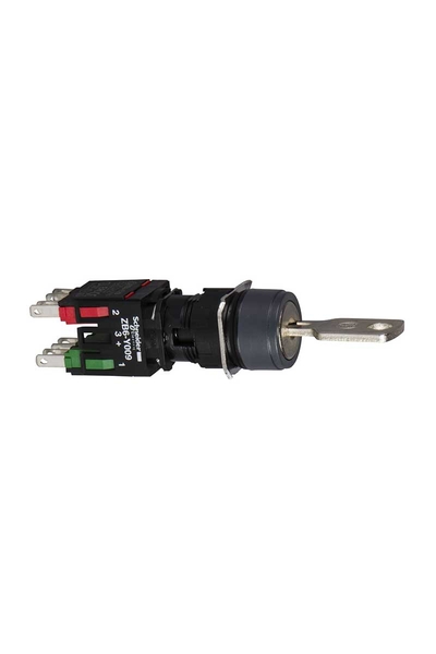 Schneider Electric - Schneider XB6AGC5B Harmony 1NA+1NK 2 Konumlu Siyah Komple Seçici Anahtar Schneider Electric - Schneider XB6AGC5B Harmony 1NA+1NK 2 Konumlu Siyah Komple Seçici Anahtar