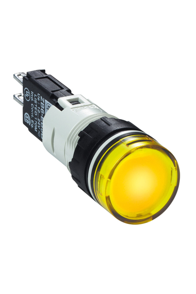 Schneider XB6AV5BB 24V Sarı Ledli Kumanda Butonu - Thumbnail